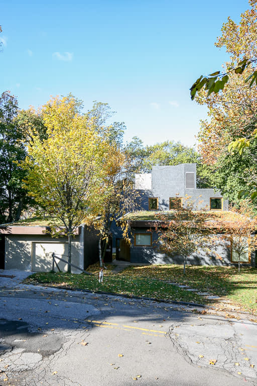 Bill Penner Riverdale house front facade fall