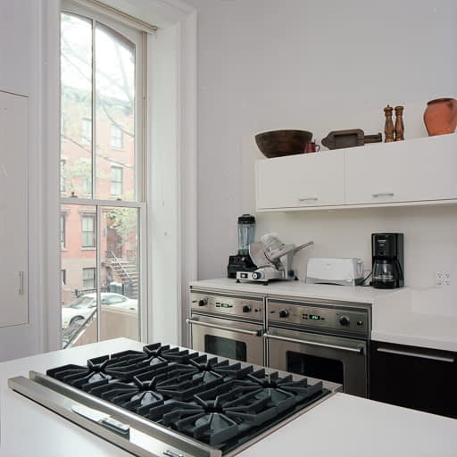 Bill Penner Brooklyn townhouse kitchen design parlor level